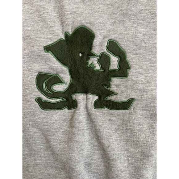 90s Notre Dame Stitched Jansport Sweatshirt Fighting Irish Small Vintage 42” Men - Picture 5 of 11